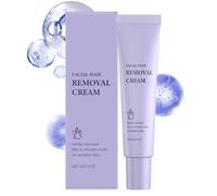 Crema Depilatoria Facial, Body Hair Removal Cream, para Depilación Facial Adecuado,Apto para Rostro y Cuerpo, Depilación Suave, Piel Suave y Delicada, Apto para Pieles Normales