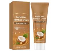 Crema Depilatoria Facial con Aceite de Coco, Crema Depilatoria con Extractos Vegetales y Aceite de Coco; deja la piel suave y tersa, es indolora y delicada, y apta para todo tipo de pieles.