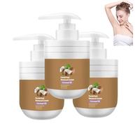 Crema Depilatoria Facial con Aceite de Coco, Crema Depilatoria Facial para Mujeres, Indolora y No Grasa, Apta para Piel Sensible