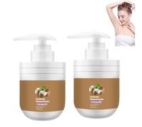 Crema Depilatoria Facial con Aceite de Coco, Crema Depilatoria Facial para Mujeres, Indolora y No Grasa, Apta para Piel Sensible