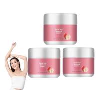 Crema depilatoria facial, crema depilatoria facial hidratante e indolora, depilatorio de acción rápida para mujeres, piel visiblemente suave en solo 5 minutos (3 piezas)