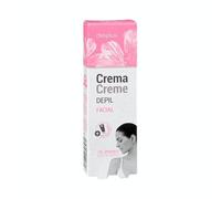Crema depilatoria facial Deliplus piel sensible 20 ml. con gel post depilación 10 ml.