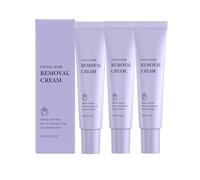 Crema depilatoria facial Hydrateology, depilación facial con suero calmante, depilador facial suave para las zonas sensibles de la mujer, piel sin vello en 5 minutos (3PCS)