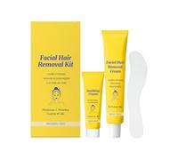 Crema Depilatoria Facial Kit Depilatorio Rápido y Suministros para Piel