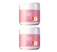 Crema depilatoria facial para mujeres, Crema depilatoria para labios superiores, Bálsamo depilatorio facial para piel suave, Borrador de piel sensible Bálsamo depilatorio indoloro adecuado (2PCS)