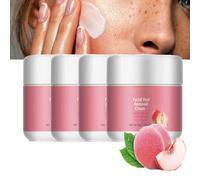 Crema depilatoria facial para pieles sensibles, crema depilatoria a base de plantas, formulada calmante, suave removedor de vello para cara, piernas, brazos, axilas (4 unidades)