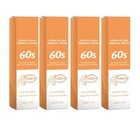 Crema Depilatoria For El Labio Superior, Fórmula Suave De 60 Segundos For La Piel Facial Delicada(4pcs)
