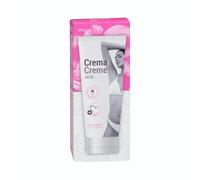 Crema depilatoria mujer para el cuerpo Deliplus piel sensible bajo la ducha incluye manopla.