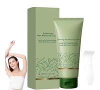 Crema depilatoria naturale e delicata, a rapida azione per tutto il corpo con burro di karité; idratante, adatta a zone intime (uomo e donna), gambe e ascelle (1 piezas)