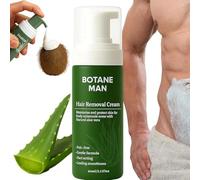 Crema Depilatoria para Hombre: Rápida e indolora, hidratante y no pegajosa, deja la piel suave y refinada. Apta para rostro y cuerpo.