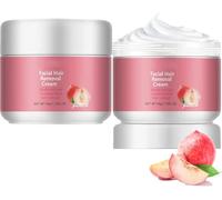 Crema depilatoria para la cara, crema de depilación facial, depiladora facial para mujeres, crema depilatoria eficaz, depilación de la piel, piel visiblemente lisa, sin dolor (2)