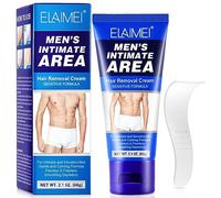 Crema Depilatoria Para La Zona íNtima, Axilas, Piernas, Brazos, Cara Y LíNeas Del Bikini, Depilatoria Alisadora, FóRmula Suave Y Calmante, Apta Para Todo Tipo De Pieles 2.1 0z (2, Men)