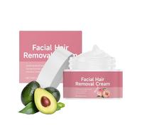 Crema depilatoria para mujer | 50 g hidratante | Crema depilatoria sin dolor | para mujeres, hombres, niñas, señoras, barbilla, cejas, patillas, eventos especiales, viajeros, amantes