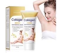 Crema depilatoria para zonas íntimas, brazos y piernas, 60 g, crema de depilación para zona íntima, suave y no irritante, adecuada para axilas/piernas/brazos/zona del bikini, unisex