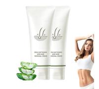 Crema depilatoria, removedor de vello corporal y facial suave e indoloro, no pegajoso, eficaz rápido, hidrata y nutre la piel, apto para todo tipo de pieles (2 pcs)