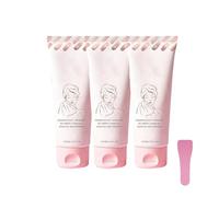 Crema Depilatoria Sin Afeitar Bare Basics, Apta para Piel Sensible, Rápida y Suave, Hidrata y Nutre la Piel, Suave y No Irrita, for men women, 150 ml/5 oz (3Pcs)