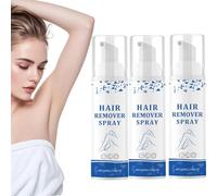 Crema Depilatoria, Spray Depilatorio, Crema Depilatoria Piel Sensible Para Mujer, Depiladora Rápida E Indolora Para Piernas, Manos, Axilas Y Espalda (3pcs)