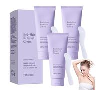 Crema Depilatoria Suave Para Piel Sensible, Crema Depilatoria Corporal Con Aplicador De Espátula, Crema Depilatoria Suave E Indolora, Fórmula Suave, Unisex (3 piezas)