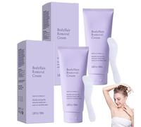 Crema Depilatoria Suave Para Piel Sensible, Crema Depilatoria Corporal Con Aplicador De Espátula, Crema Depilatoria Suave E Indolora, Fórmula Suave, Unisex (2 piezas)