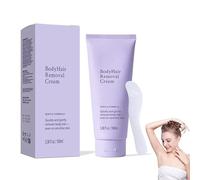 Crema Depilatoria Suave Para Piel Sensible, Crema Depilatoria Corporal Con Aplicador De Espátula, Crema Depilatoria Suave E Indolora, Fórmula Suave, Unisex (1 pieza)