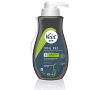 Crema depilatoria Veet Men Total Pro™ de 400 ml con práctico dispensador
