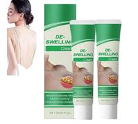 Crema Desintoxicante Linfática, Crema Linfática, Cremas Antiinflamatorias Naturales para Piernas, Loción Calmante Anticelulítica de Acción Rápida, para Piernas, Cuello y Axilas (2 piezas)