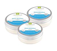 Crema desodorante de Greendoor con aloe vera sin aluminio, sin conservantes, sin alcohol y sin experimentación animal, pack de 3x 50 ml