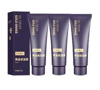 Crema dorada de aceite de serpiente, crema para reafirmar antihrinking, hidrata la piel y ilumina líneas finas, cuello que se ajusta a suero se eleva la piel hundida (3pcs)
