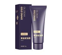 Crema dorada de aceite de serpiente, crema para reafirmar antihrinking, hidrata la piel y ilumina líneas finas, cuello que se ajusta a suero se eleva la piel hundida (1pcs)