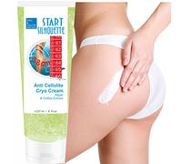 Crema Efecto Frio para Tratamiento Anticelulitico Profesional Criogel con Triple Efecto: Drenante, Reductor y Reafirmante. Combate Celulitis y Flacidez, Elimina Liquido y Grasa - 200 ml