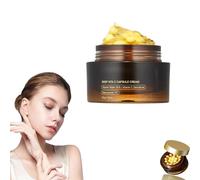 Crema en cápsulas Deep Vita C, almohadillas Deep Vita C, crema de gelatina de colágeno dorado, crema facial con cápsulas Deep Vitamin C Golden (1PCS)