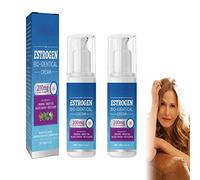 Crema estrógena de 100 ml para aliviar la menopausia, mejora el metabolismo del equilibrio interno y externo (2 botellas)