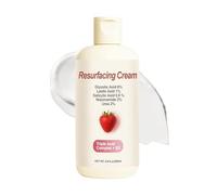 Crema Exfoliante de Fresa | 200ml Crema Humectante para Piel con Granos y Textura Irregular | Loción Suavizante Unisex para Cuerpo Rostro Piernas Brazos Cuello | Cuidado para Protuberancias y Piel de