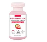 Crema Exfoliante De Fresa Para El Cuidado De La Piel | Crema Hidratante Eliminadora De Piel Con Textura Irregular Para Rostro 100ml - Loción Corporal Suavizante Para Brazos Cuello Piernas Y