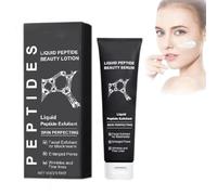 Crema exfoliante para el acné con péptidos líquidos, crema reafirmante de colágeno, gel exfoliante purificante, crema antienvejecimiento con textura de péptidos, limpia profundamente (1 piezas)