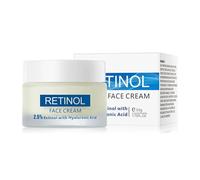 Crema Facial Ácido Hialurónico y Retinol, Hidratación Intensa, Antiarrugas Efectivo, Reduce Líneas De Expresión, Piel Firme Y Radiante, Textura Ligera, Mejora Elasticidad