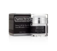 Crema facial antiarrugas Ageless Derma con c lulas madre y p ptidos del Dr. Mostamand. Esta crema hidratante facial antiedad devuelve a tu piel s