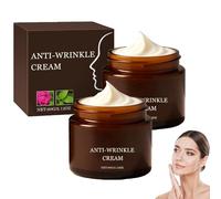 Crema facial antiarrugas de colágeno, crema hidratante reafirmante avanzada para mujeres y hombres, reduce visiblemente las líneas finas, hidratación profunda para todo tipo de piel (2 Pcs)