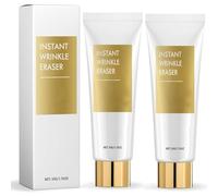 Crema facial antiarrugas instantánea, crema antiarrugas para rostro, ojos y cuerpo, oculta rápidamente y reafirma la piel, no grasa, apta para pieles sensibles. (2pcs)