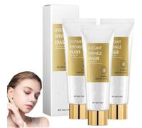 Crema facial antiarrugas instantánea, suero natural antiarrugas instantáneo, loción reafirmante, crema facial antiarrugas y antiedad, crema hidratante de día y de noche (3 piezas)
