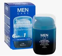 Crema facial Antiarrugas y Reafirmante Men care Deliplus ácido hialurónico y matrixyl 6 en 1 [Bote 50 ml]