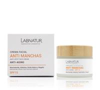 Crema Facial Antimanchas - Despigmentante y Protectora - Labnatur | Con Niacinamida, Arbutina y SPF15 - Atenúa Manchas y Cicatrices - Iluminadora y Antiedad - Natural y Vegana - 50 ml