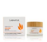 Crema Facial Argán - Antioxidante - Natural y Vegana - Labnatur | Con Células Madre y Aceite de Argán, Karité y Vitamina E - Aumenta la Firmeza y Revitaliza la Piel - Hecha en España - 50 ml