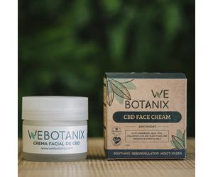 Crema facial CBD BIO 50ml WeBotanix: Hidratante, nutritiva y regenerativa