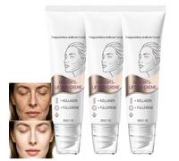 Crema facial con efecto lifting, crema hidratante reafirmante para el cuidado facial, crema facial alisadora radiante, crema facial reafirmante y reafirmante para pieles maduras (3 unidades)