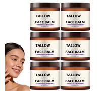 Crema facial con miel cruda de sebo de ganado de animales de pasto, crema facial con bálsamo de sebo y miel batido, crema para el cuidado de la piel de sebo bovino natural, hidratante de efecto