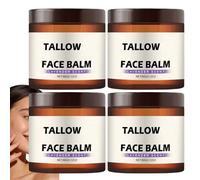 Crema facial con miel cruda de sebo de ganado de animales de pasto, crema facial con bálsamo de sebo y miel batido, crema para el cuidado de la piel de sebo bovino natural, hidratante de efecto