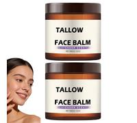 Crema facial con miel cruda de sebo de ganado de animales de pasto, crema facial con bálsamo de sebo y miel batido, crema para el cuidado de la piel de sebo bovino natural, hidratante de efecto