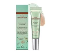Crema facial correctora de color, crema hidratante reparadora de la piel, crema facial para prevenir la sequedad, protege y equilibra, sensación de ligereza, 15 ml, para viajes de negocios, citas y