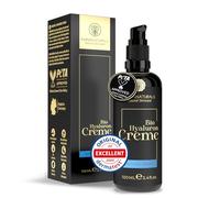 Crema Facial de Acido Hialuronico • 100ml • Crema Hidratante Facial • ORGÁNICA & VEGANO • Cosmética natural y sostenible • con Aloe Vera •Crema hidratante antiedad para hombres y mujeres